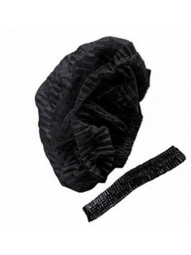 Шапочка одноразовая "Шарлотка" черная 50 шт/уп.