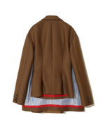 UNDERCOVER ЖАКЕТ КОМБИНИРОВАННЫЙ КОРИЧНЕВЫЙ