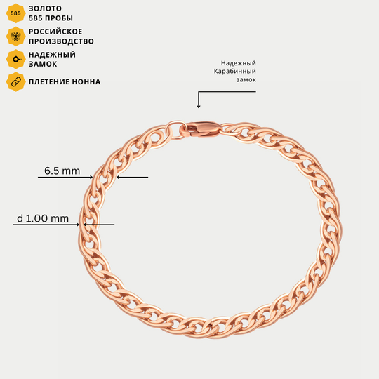 Браслет золотой