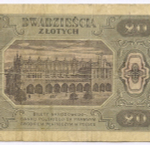 Банкнота Польша 20 злотых 1948 год EW 9432631. F-VF