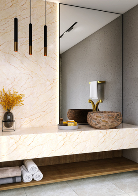 Листовая панель ПВХ "Гибкий мрамор" DESIGN MODERN, Селина (глянец)