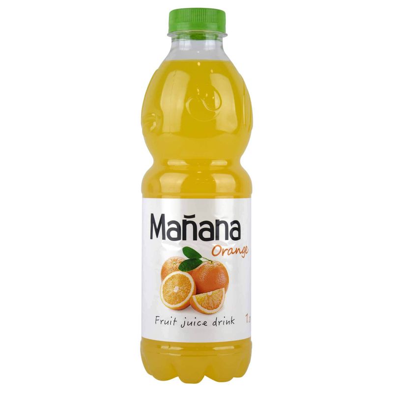 Напиток Manana Orange Juice Drink  1 л/бут 6 бут/уп