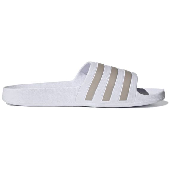 Adidas Adilette Aqua 'White Platinum Metallic'