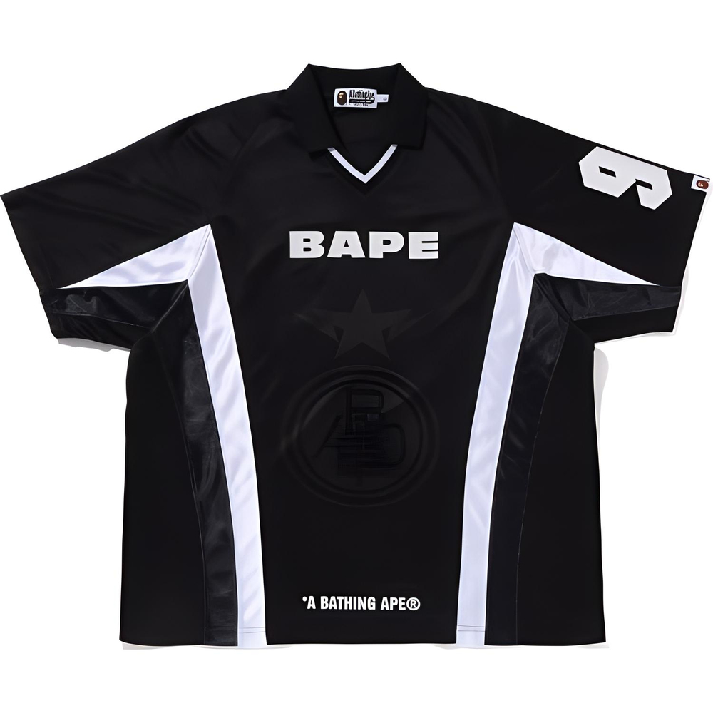 A Bathing Ape Bathing Ape Ss24 Soccer Jerseys черный