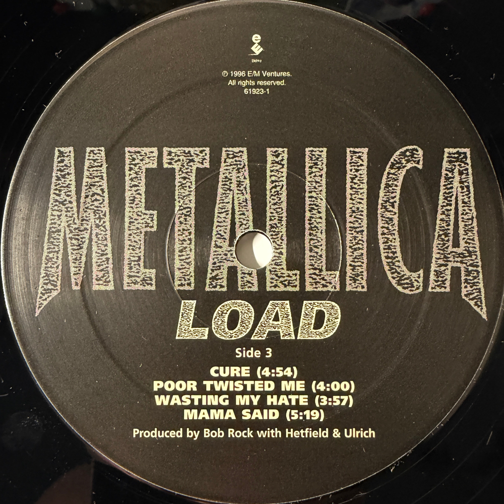 Metallica ‎– Load 2LP (США 1996г.) Т