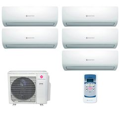 Мультисплит система на 5 комнат Dantex RK-M07C3N x 5 / RK-5M42HM3E-W