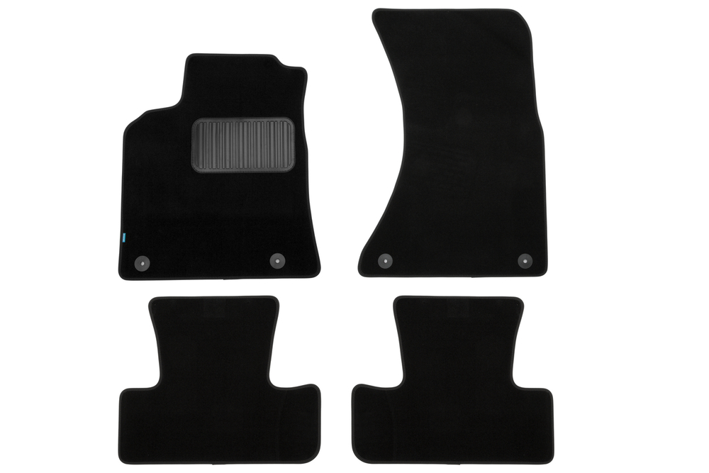 Коврики в салон для AUDI Q5 АКПП 2008-2012, 2012-2017, внедорожник , 4 шт. (текстиль) KLEVER03041522110KH