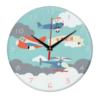 Часы именные с надписью "Таня" Декор для дома, подарок