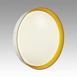 7711/EL COLOR SN 157 Светильник пластик/желтый LED 70Вт 3000-6000К D510 IP43 пульт ДУ TUNA YELLOW