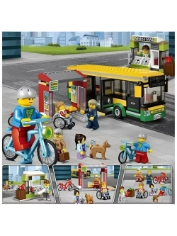 Конструктор Сити Автобусная остановка 377 деталей