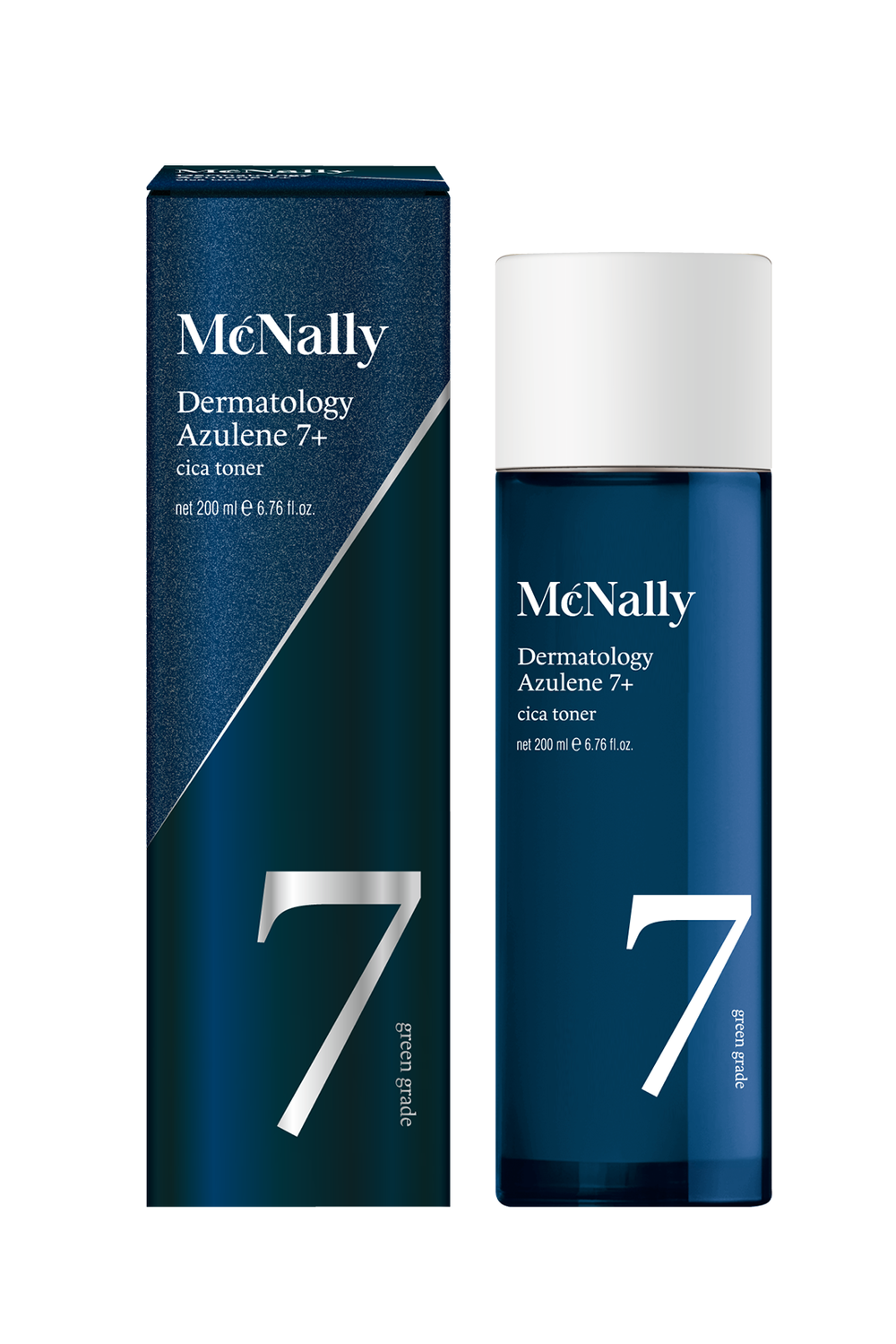 MCNALLY - ТОНЕР С АЗУЛЕНОМ И ЭКСТРАКТОМ ЦЕНТЕЛЛЫ DERMATOLOGY AZULENE 7+ CICA TONER, 200 МЛ
