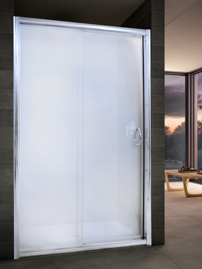 Душевое ограждение RIVER BERING 120 МТ Душевое ограждение 120х185 10000000721 Прямоугольная Универсальная  Хром матовый