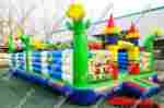 Коммерческий надувной батут "Радужный город 2" 10*6*3 м