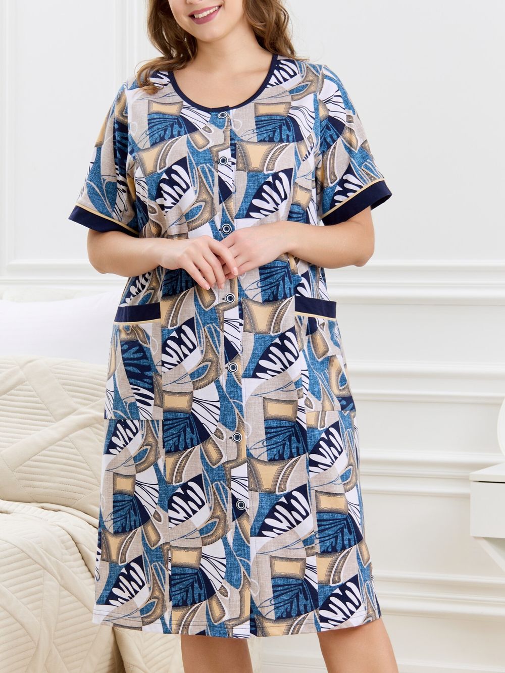 Халат Атмосфера Виотекс СИНИЙ