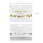 Гирлянда Звезды Тассел бум золот 1,3м