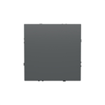 Выключатель встраиваемый VOLTUM S70 одноклавишный 10А, (титан)