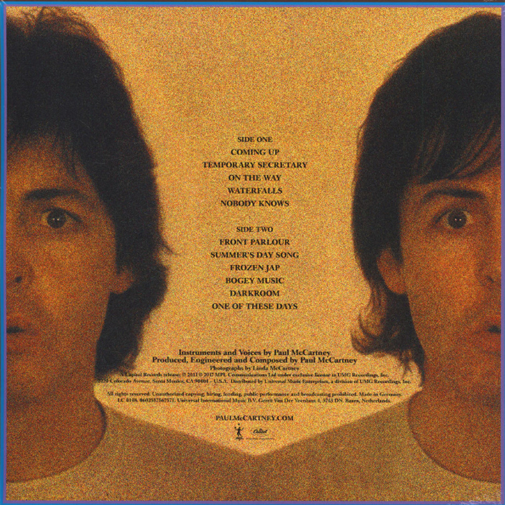 Paul McCartney / McCartney II (Coloured Vinyl)(LP)