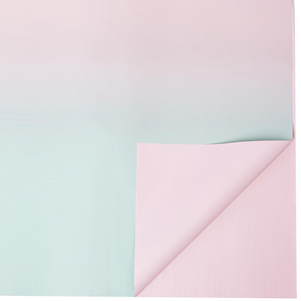 ЛИСТ ГРАДИЕНТ 58*58/20шт ПУДРА/МОРСКОЙ ЗЕЛЕНЫЙ