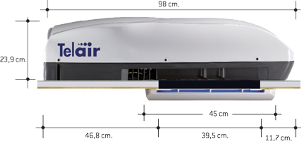 Автокондиционер TELAIR SILENT PLUS 5900H