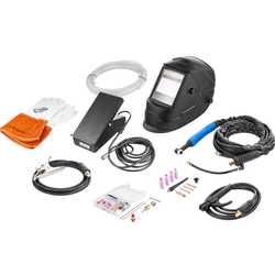 Инвертор сварочный TIG 200 P AC/DC "REAL" (E201B) Black (маска+педаль+перчатки)