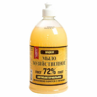 Мыло жидкое Аура Хозяйственное без дозатора 1,0 л