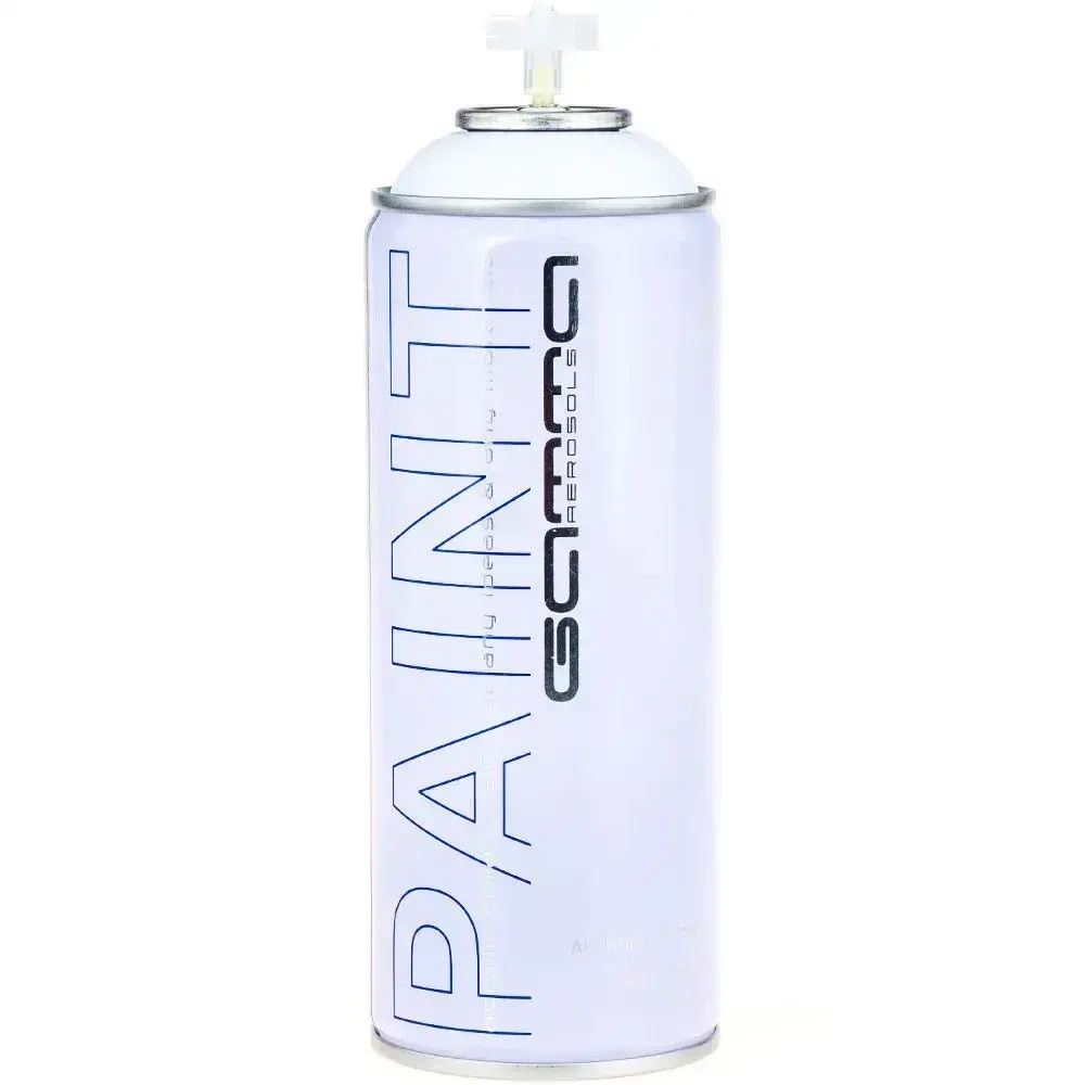 Для рекламы на асфальте и временной разметки белая краска акриловая 520 мл