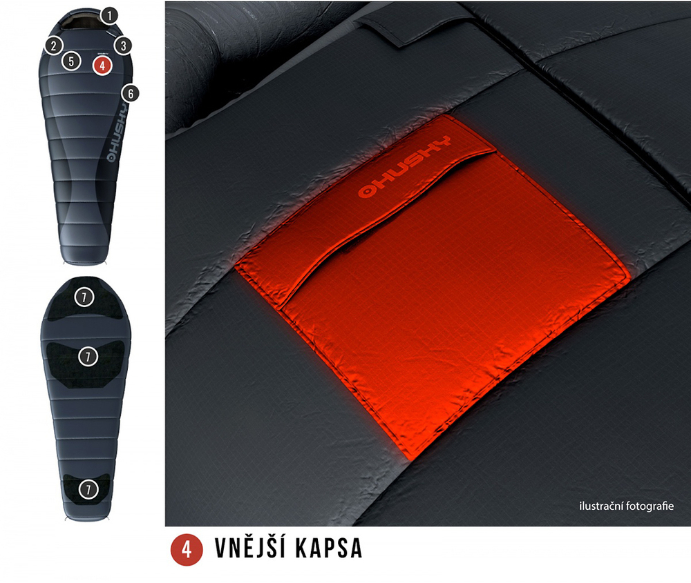 Спальный мешок Husky Dopy-25°С