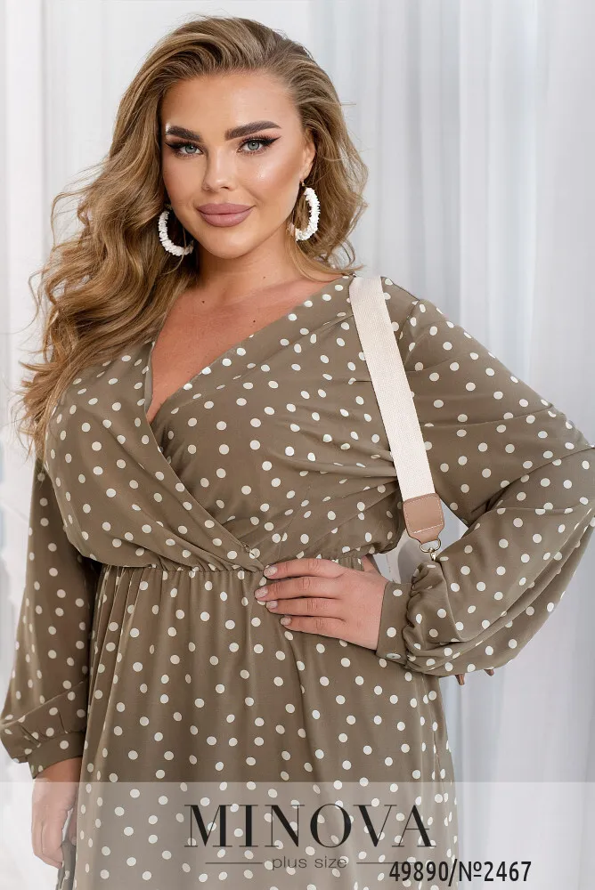 Платье 2467-бежевый Minova