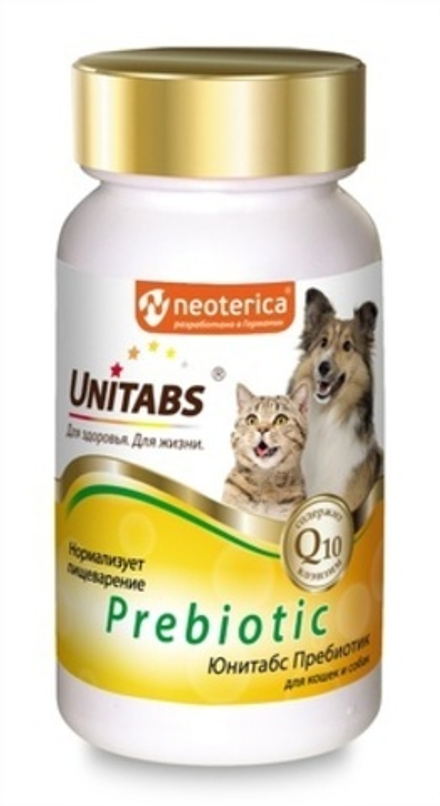 Unitabs Prebiotic для кошек и собак, 100 таб.