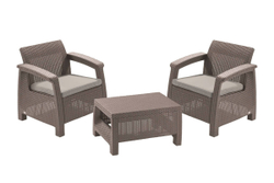 Комплект мебели Corfu Russia Weekend Set (Balcony), капучино