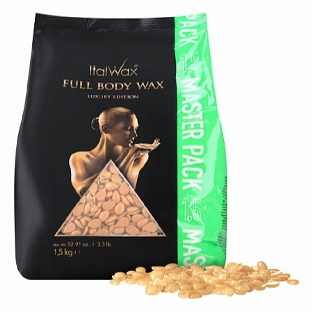 Воск горячий плёночный ITALWAX Full Body wax гранулы 1,5кг
