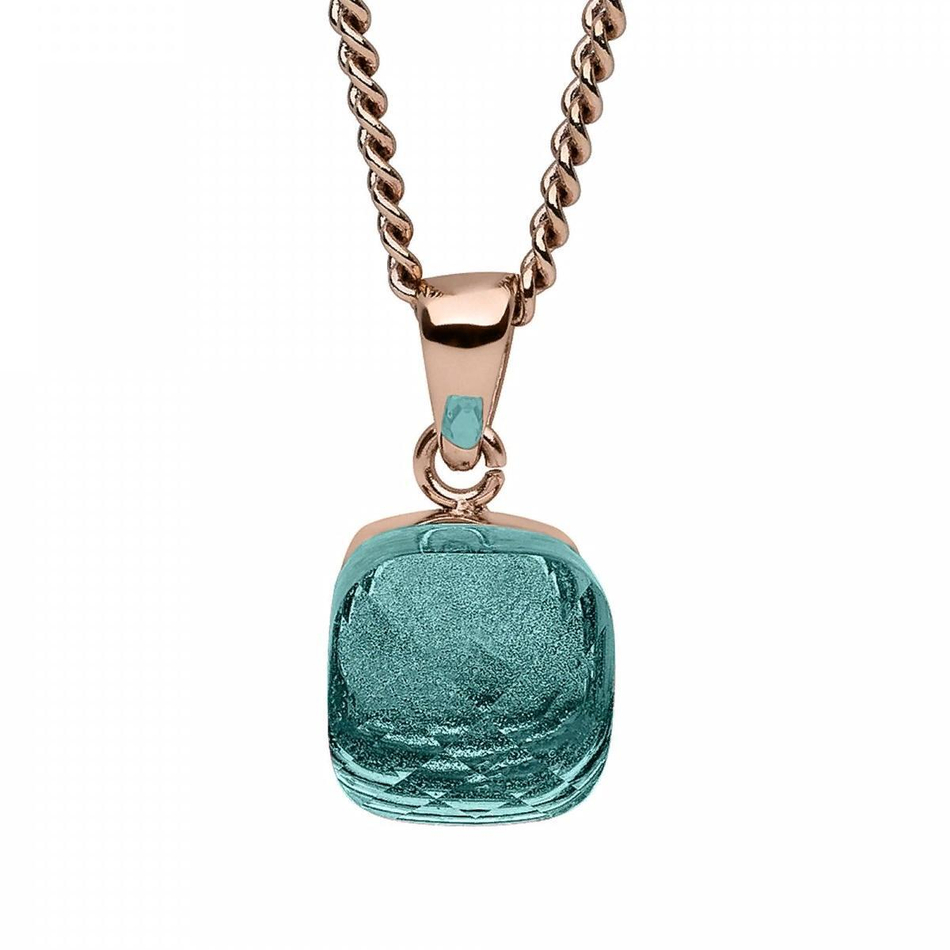 Колье Qudo Firenze blue apatite 400032.1 BL/RG