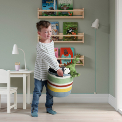 IKEA STRANDSKATA  (ИКЕА СТРАНДСКАТА)  -  Сумка, клетка/мультиколор, 30 см