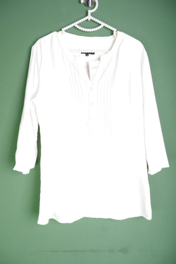 Блузка Pezzo льняная практичная, маркировка 38, визуально на 44 размер