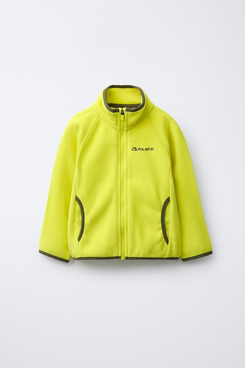 ZARA КУРТКА С ВЫСОКИМ ВОРОТНИКОМ, ЖЕЛТЫЙ