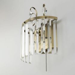Citilux Инга CL335323 Бра хрустальное с выключателем Бронза