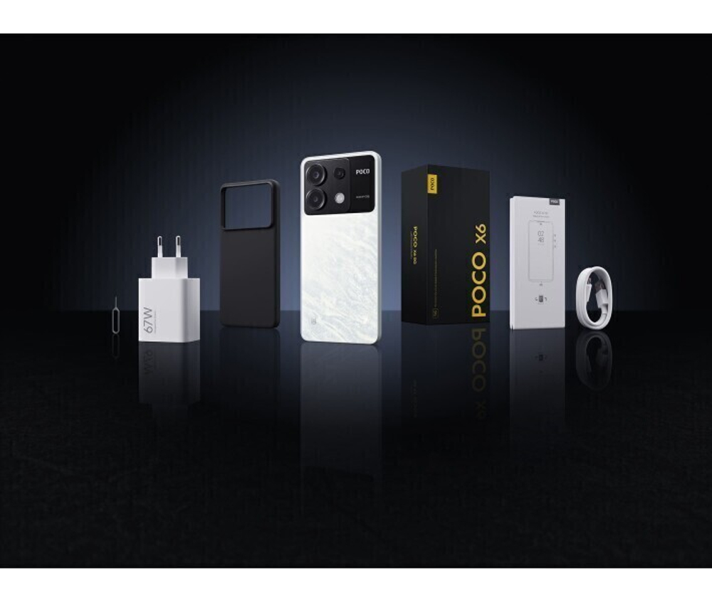 Смартфон Poco X6 5G 8/256ГБ EU Черный