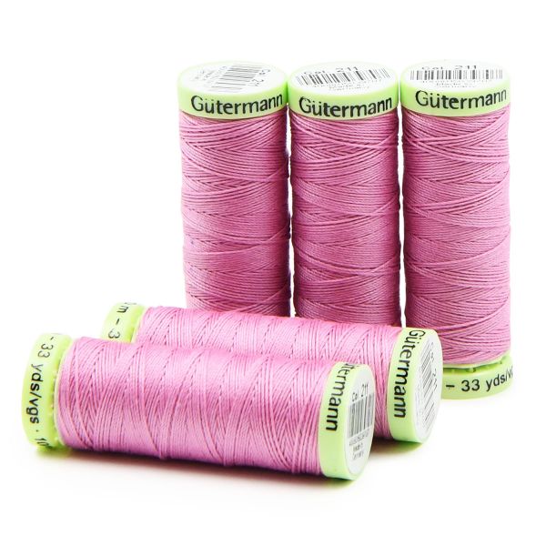 Нитки отделочные Gutermann Top Stitch 30 (30 метров), 5 кат. | 211 св.лиловый