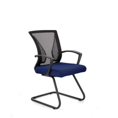 Кресло СН-800 Энжел черный Н/п Нео BL TW-01/Е53-к (черный/темно-синий)