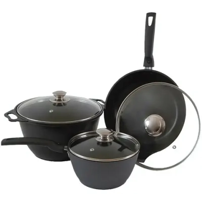 Набор кухонной посуды №1 с антипригарным покрытием, линия «Традиция» (к41а, с247а, к017а)