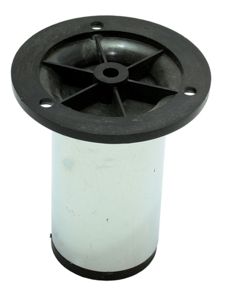 Опора d=50х100мм регулируемая хром/черная 2926  РФ DV