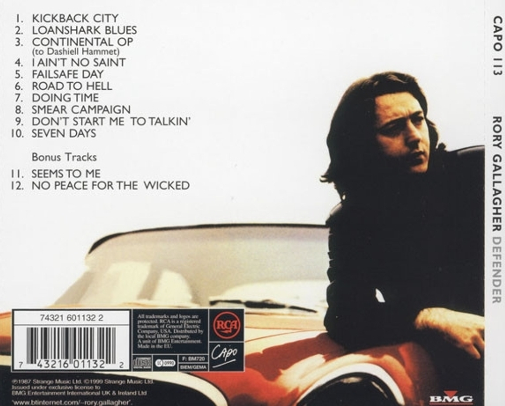 Rory Gallagher / Defender (CD)