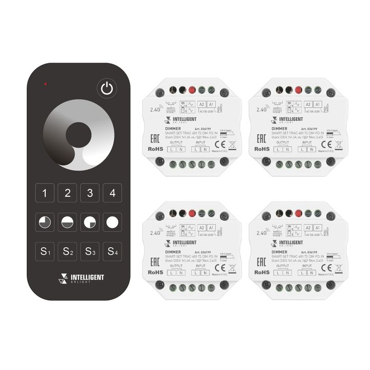 Диммер Arlight Smart-Set-Triac-601-72-Dim-PD-IN Black 036199