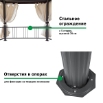 Тент садовый Green Glade 1150