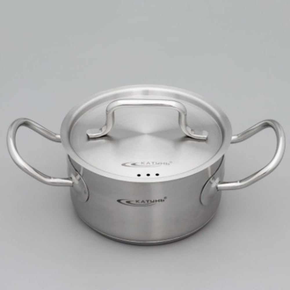 КТ-ОБ-01 Кастрюля 1л d14см h7см ОБЩЕПИТ-ШЕФ металл. ТРС (1/4)