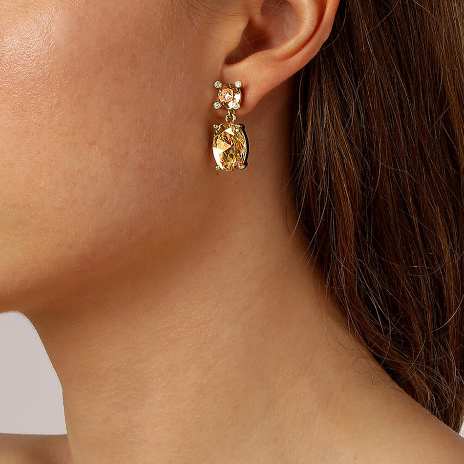 Серьги Dyrberg Kern ANTONIA SG PEACH 420097 BR/G