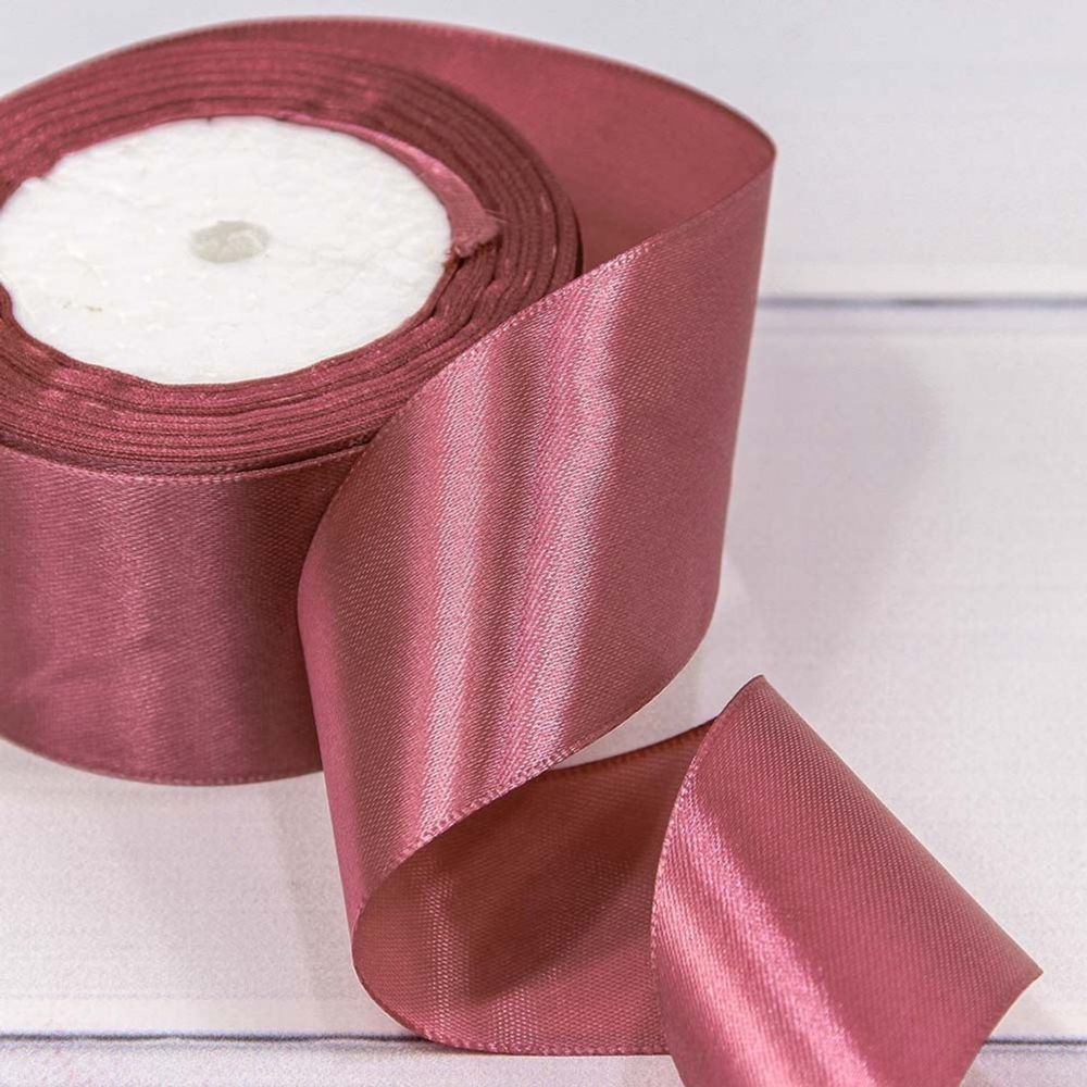 Лента Атласная 5см х 28м Сатин (Лиловый)