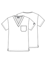 Топ медицинский мужской Dickies Prints DK725, подковы, 4XL