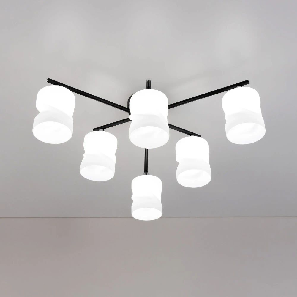 Citilux Нильс CL132165 Люстра потолочная Чёрная