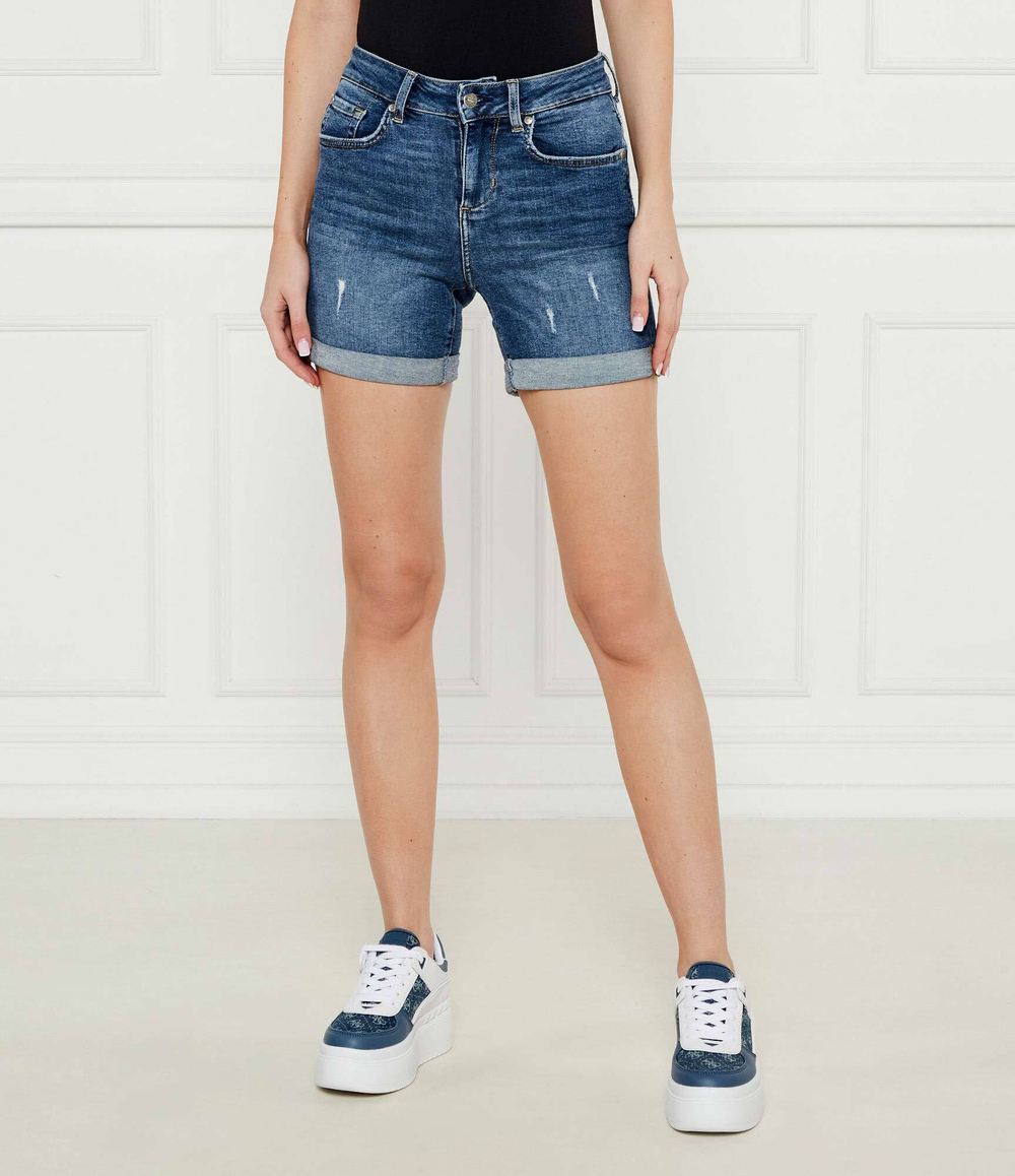 Джинсовые шорты Liu Jo - голубой(UA5076 DS615)